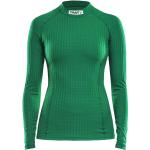 Grüne Sportliche Langärmelige Craft Damenlongsleeves & Damenlangarmshirts Größe L 