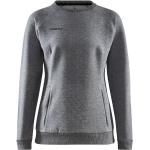Dunkelgraue Craft Damensweatshirts mit Reißverschluss Größe XS 