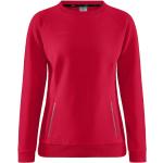 Reduzierte Rote Craft Damensweatshirts mit Reißverschluss Größe XS 