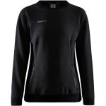 Schwarze Craft Damensweatshirts mit Reißverschluss Größe XS 