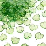 Grüne Perlenkappen 100-teilig 