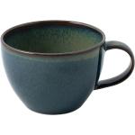 Blaue Villeroy & Boch Crafted Kaffeetassen 250 ml aus Porzellan 