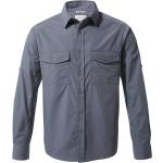 Craghoppers Kiwi Long Sleeved Shirt Men ombre blue - Größe M