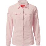 Reduzierte Rosa Craghoppers Nosilife Nachhaltige Outdoor-Hemden aus Polyamid für Damen Größe 3 XL 