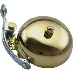 CRANE Bell Co. Fahrradklingel Suzu W Steel Band Mount, Gold, CR-SZSB-GL, 55mm Durchmesser