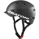 Cratoni Fahrradhelm C-Grand black matt M-L (58-61cm) mit City Safety Set