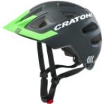 Cratoni Fahrradhelm Maxster Pro S-M black-neongreen matt
