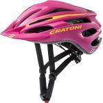 Cratoni Fahrradhelm Pacer pink/gelb matt
