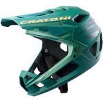 Cratoni Unisex – Erwachsene Interceptor Helmet, Grün/Neonorange Matt, M