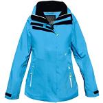Hellblaue Wasserdichte Winddichte Atmungsaktive Damensportjacken zum Bootssport für den Winter 
