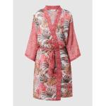 Reduzierte Pinke Blumenmuster 3/4-ärmelige CREAM Damenschlafanzüge & Damenpyjamas aus Polyester Größe XS 