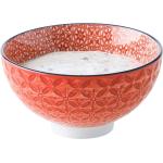 Rote Mediterrane CreaTable Dip Schalen aus Keramik 4-teilig 