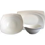 Weiße CreaTable Celebration Geschirrsets & Geschirrserien aus Keramik 3-teilig 