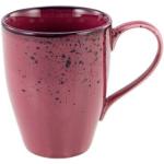 Rote CreaTable Kaffeebecher 300 ml aus Keramik spülmaschinenfest 