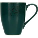 Dunkelgrüne CreaTable Kaffeebecher 300 ml aus Keramik spülmaschinenfest 