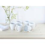 Weiße CreaTable Teetassen Sets 300 ml aus Keramik 6-teilig 