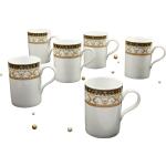 CreaTable Majestosa Kaffeetassen-Sets aus Keramik 6-teilig 