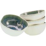 Blaue CreaTable Runde Müslischalen aus Keramik lebensmittelecht 4-teilig 