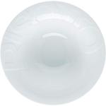 Weißes Modernes CreaTable Rundes Porzellan-Geschirr 27 cm aus Porzellan mikrowellengeeignet 