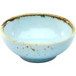 Hellblaue Asiatische CreaTable Nature Collection Dip Schalen aus Keramik 