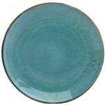 CreaTable Teller flach NATURE COLLECTION wasserblau - Keramik - Ø 27 cm - rund