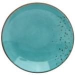 CreaTable Teller tief NATURE COLLECTION wasserblau - Keramik - Ø 22 cm - rund