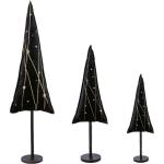 Reduzierte Schwarze Moderne Weihnachtsbäume aus Holz 3-teilig 