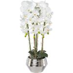 Weiße Künstliche Orchideen aus Kunststoff 