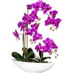 Violette Künstliche Orchideen aus Kunststoff 