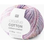 Creative Cotton Colour Coated von Rico Design, Lila-Mix