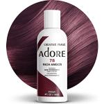 Reduzierte Alkoholfreie Adore Hair Color Permanente Haarfarben mit feuchtigkeitsspendenden Streifen mit Aloe Vera 