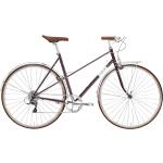 Creme Cycles Echo Mixte Uno City 8-Gang - Trapeze City Fahrrad 2023 | pinot noir 55 cm