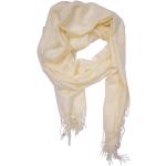 Cremefarbene Pashmina-Schals aus Wolle für Herren für den für den Winter 