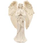 Cremefarbene 17 cm Puckator Engelfiguren mit Engel-Motiv 