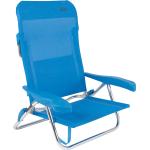 Hellblaue Crespo Strandstühle aus PVC Breite 50-100cm, Höhe 100-150cm, Tiefe 50-100cm 