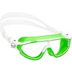 Cressi Baloo Goggles - Einscheibenbrille zum Schwimmen, Schwimmbad und Schnorcheln, Limette/Weiß, 2/7 Jahre, Junior Unisex