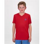 Reduzierte Rote Bidi Badu V-Ausschnitt T-Shirts aus Polyamid für Herren Große Größen 