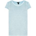 Hellblaue AVANT TOI T-Shirts aus Baumwolle für Damen Größe L 