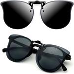 Schwarze Sonnenbrillen polarisiert für Herren 