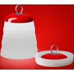 Rote Foscarini Runde Tischlampen & Tischleuchten aus Acrylglas 