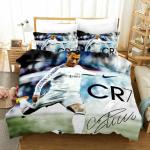 Cristiano Ronaldo Messi Football Bettwäsche Set 2/3tlg Bettbezug Kissenbezug DE