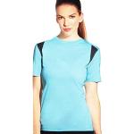 Crivit Sports Hochwertiges funkionelles Damen Laufshirt Lycra® Coolmax® (S 36/38, Hellblau)