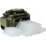 Reduzierte Armeegrüne Angeltaschen mit Klettverschluss gepolstert 