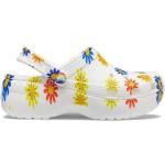 Weiße Crocs Classic Runde Damensandaletten mit Riemchen Größe 34 für den für den Sommer 