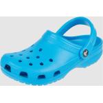 Reduzierte Blaue Crocs Kinderclogs & Kinderpantoletten mit Meer-Motiv mit Riemchen aus Gummi Größe 34 