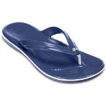 Marineblaue Unifarbene Crocs Crocband Flip Zehentrenner für Damen Größe 42 