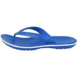 Reduzierte Blaue Casual Crocs Crocband Flip Zehentrenner für Kinder Größe 49 mit Absatzhöhe bis 3cm 
