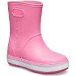 Crocs »Crocband Rain Boot Kids« Gummistiefel mit reflektierendem Logo, rosa, pink