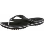 Schwarze Crocs Crocband Flip Zehentrenner für Damen Größe 37 für den für den Sommer 