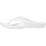 Reduzierte Weiße Crocs Kadee Zehentrenner mit Riemchen in Schmalweite leicht für Damen Größe 35 